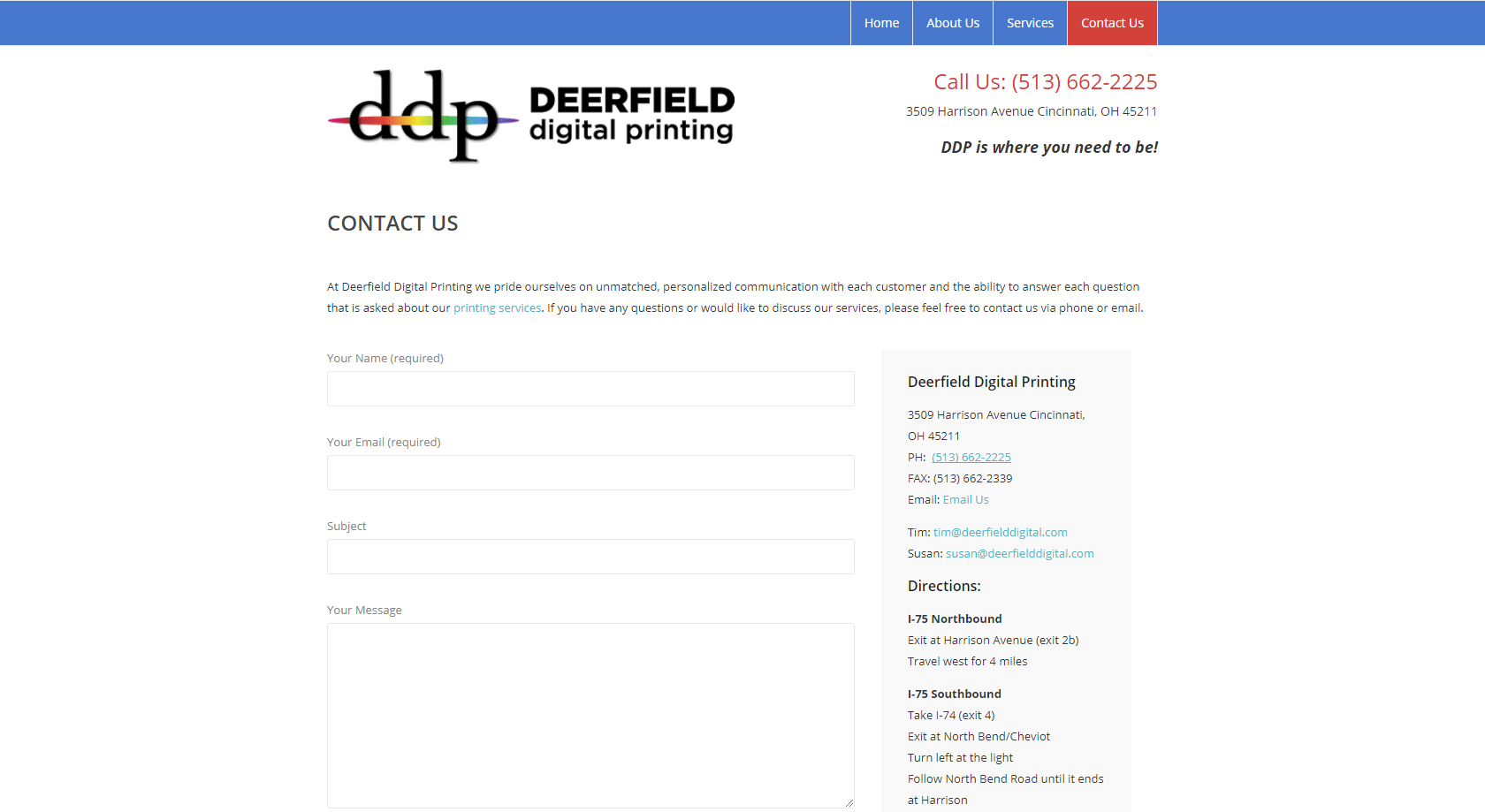 Deerfield contact