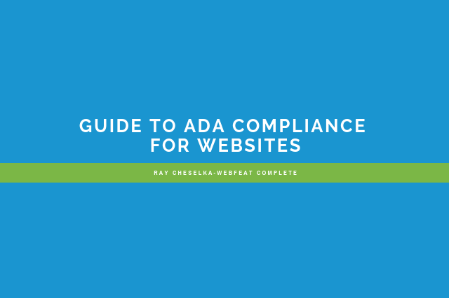 Guide to ADA Compliance for Websites