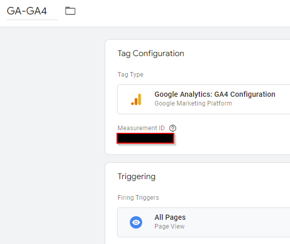 GA4 GTM Tag