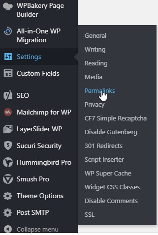 how to find permalinks in wordpress