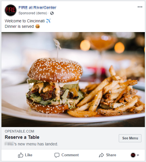 FIRE at RiverCenter Burger