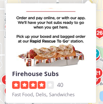 Updated Yelp Listing for COVID-19