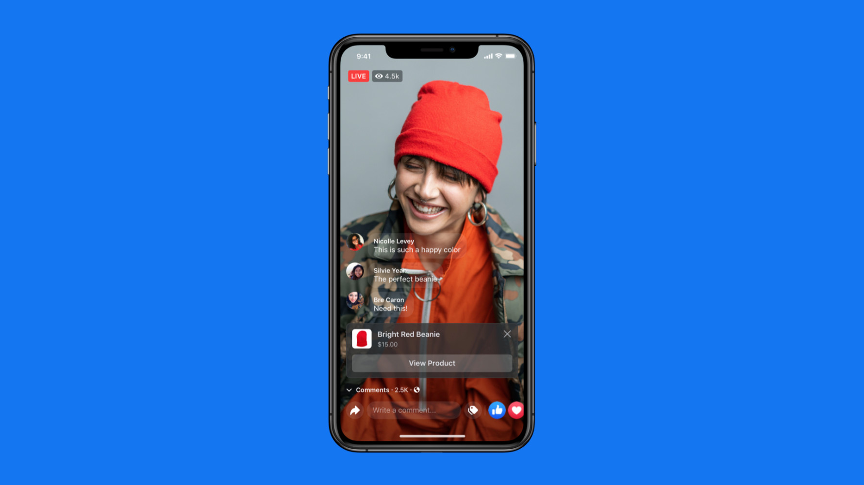 Facebook Shops Live Video