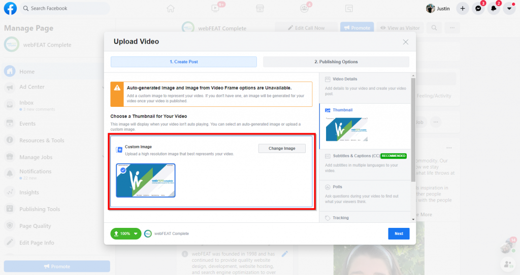 Facebook Video Captions 5