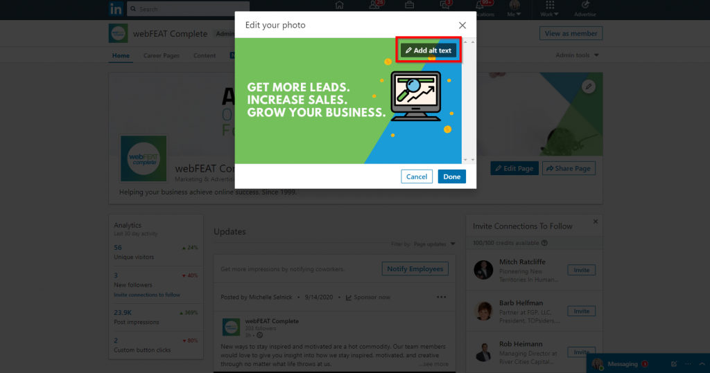 LInkedIn ADA 1