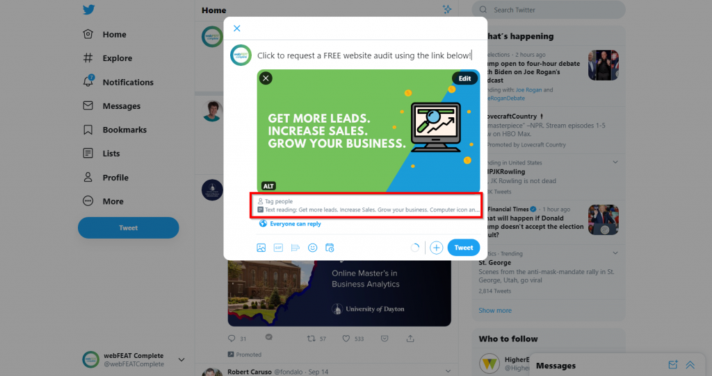 Twitter ADA 12