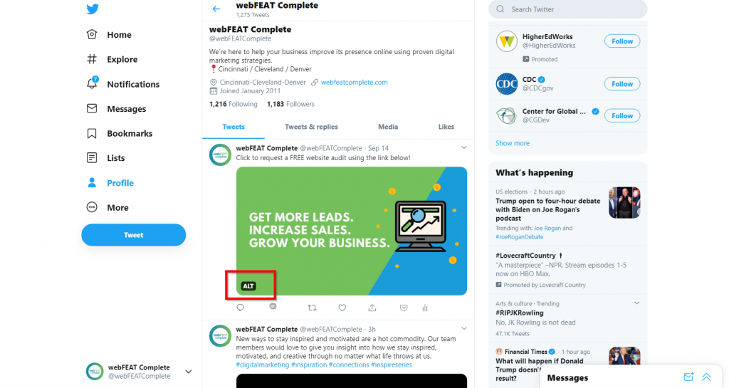 Twitter ADA 13