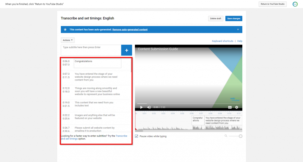 YouTube ADA 5