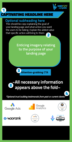 landing-page-graphic-mobile Mobile website landing page example