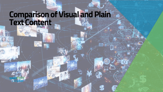 Comparison of Visual and Plain Text Content