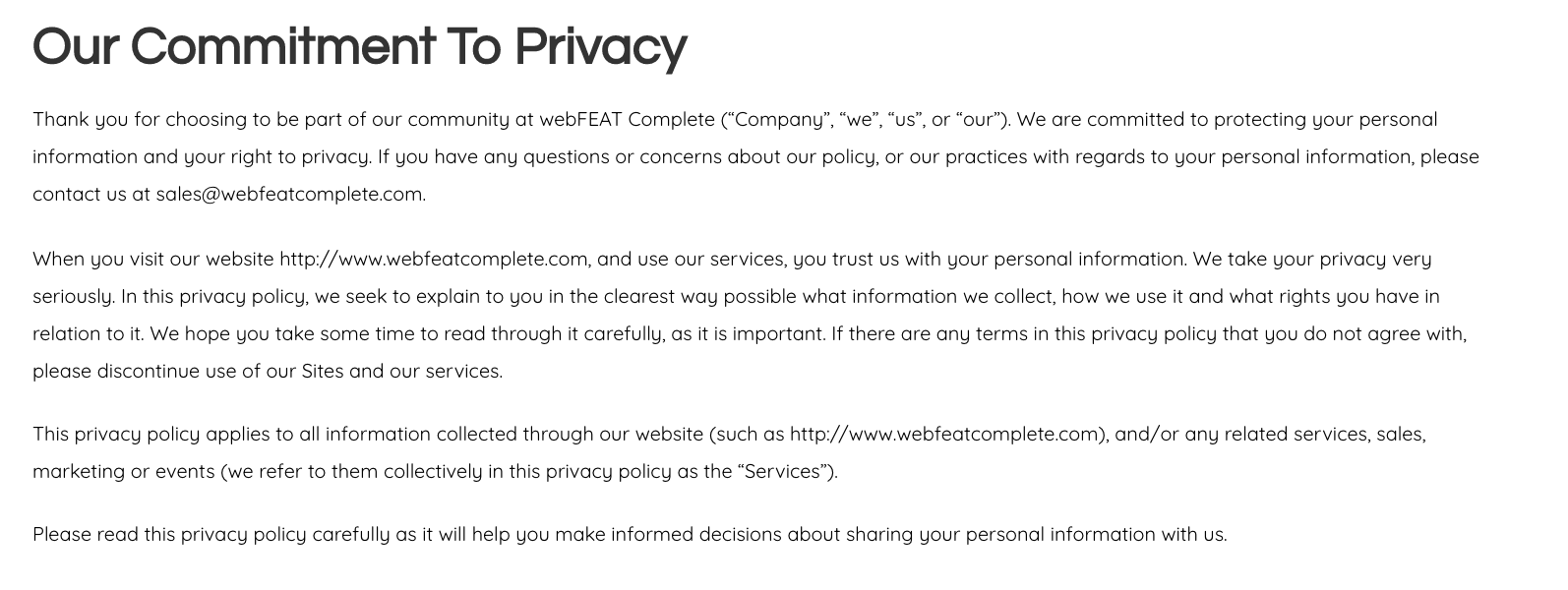 How to create a privacy policy that protects your company and your