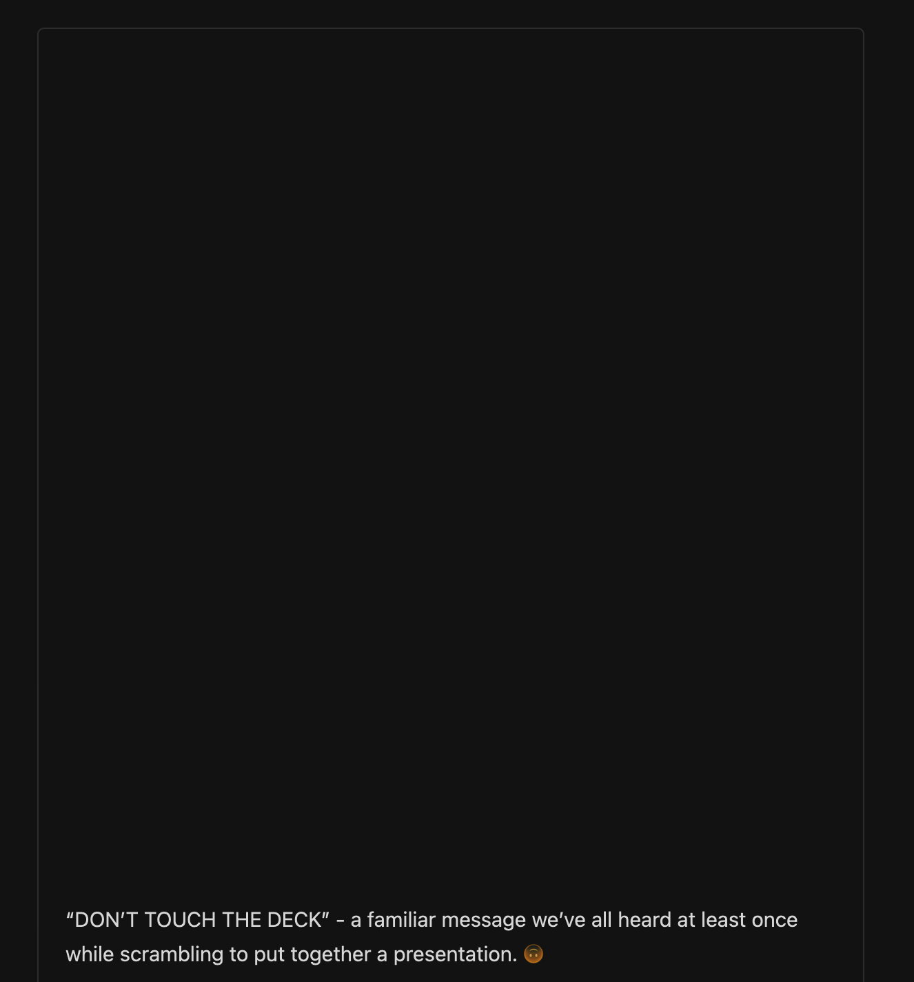 Example of an email marketing image with no alt text- no idea what this image is supposed to be because it's just a huge blank space