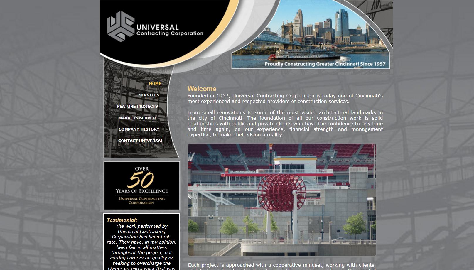 universal contracting corp before