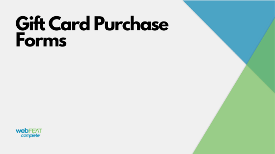 Gift Card Purchase Forms