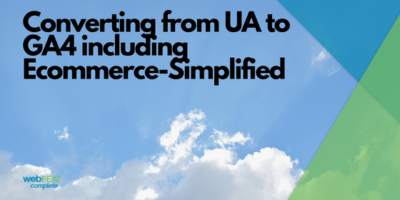 Converting from UA to GA4 including Ecommerce-Simplified