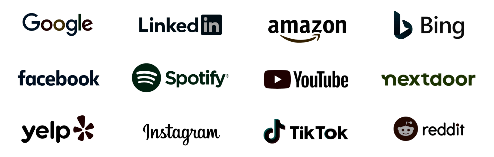 Advertising channels we work with